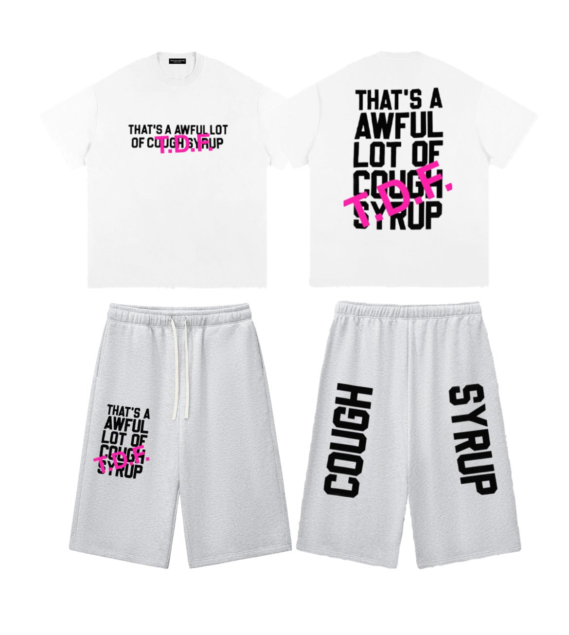 ALOCS x TDF COLLAB BUNDLE T-SHIRT+ 3/4 SHORTS
