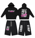 ALOCS x TDF COLLAB BUNDLE HOODIE & 3/4 SWEAT SHORTS